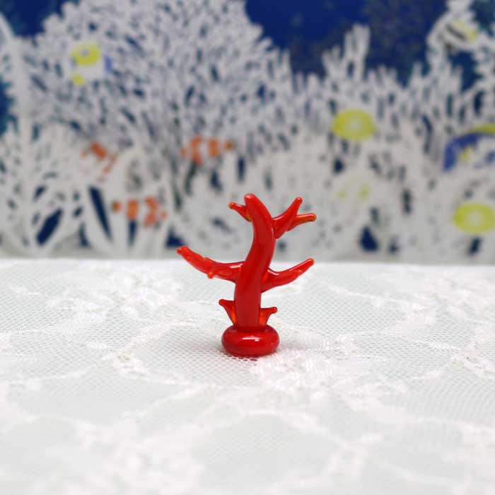 楽天市場】ガラス細工 サンゴ(赤) サンゴ 珊瑚 海 海中 熱帯 南の島 赤
