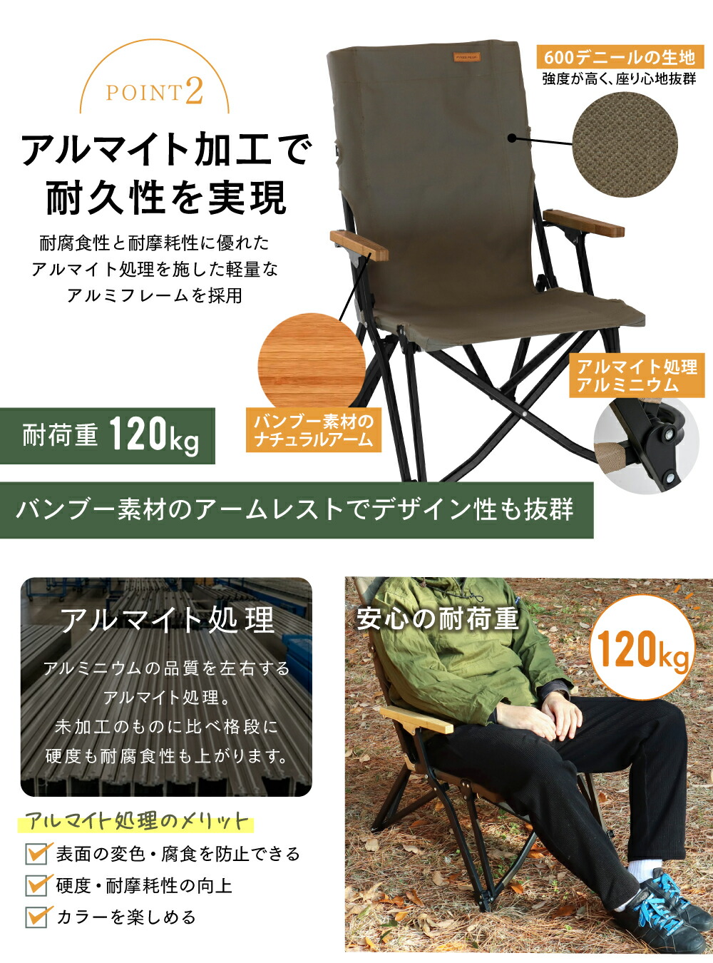 楽天市場】【全品ポイント5倍！スーパーSALE限定】アウトドアチェア