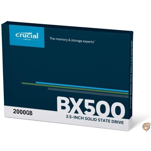 楽天市場】Crucial クルーシャル SSD 2TB(2000GB) BX500 SATA 内蔵2.5