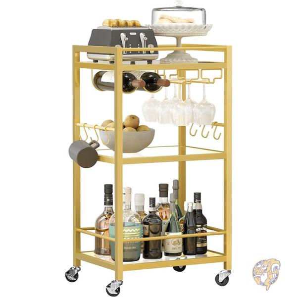 楽天市場】【クーポン配信中】バーカート キッチンワゴン ホームバー