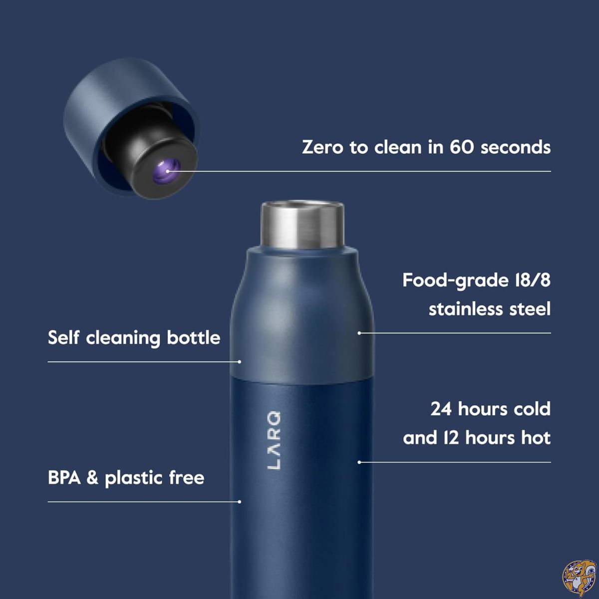 楽天市場】【最大2000円クーポン4日から】LARQ ラーク Bottle PureVis