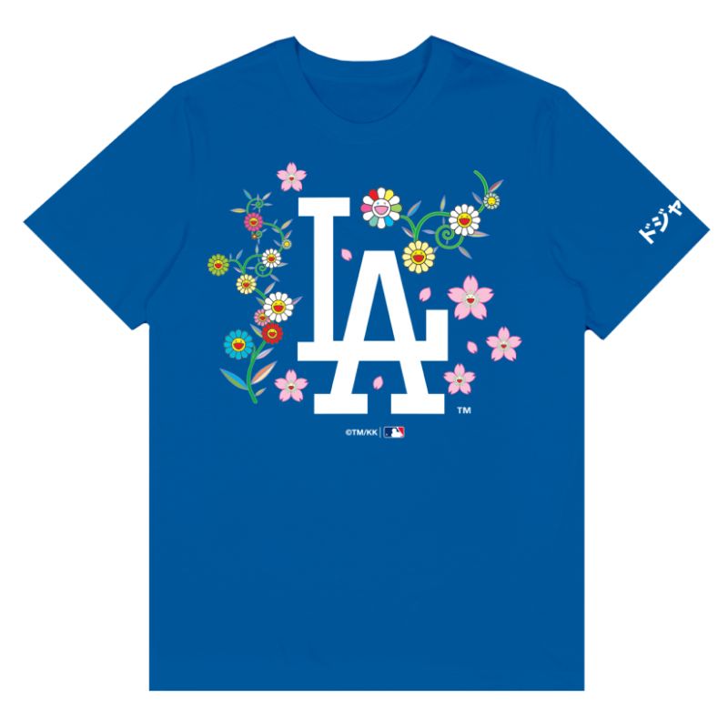 楽天市場】【クーポン配信中】村上隆 ×ドジャース コラボ Tシャツ 青