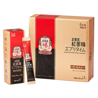 楽天市場】正官庄 紅参精エブリタイム (10ml×30包・液状タイプ）ジョン