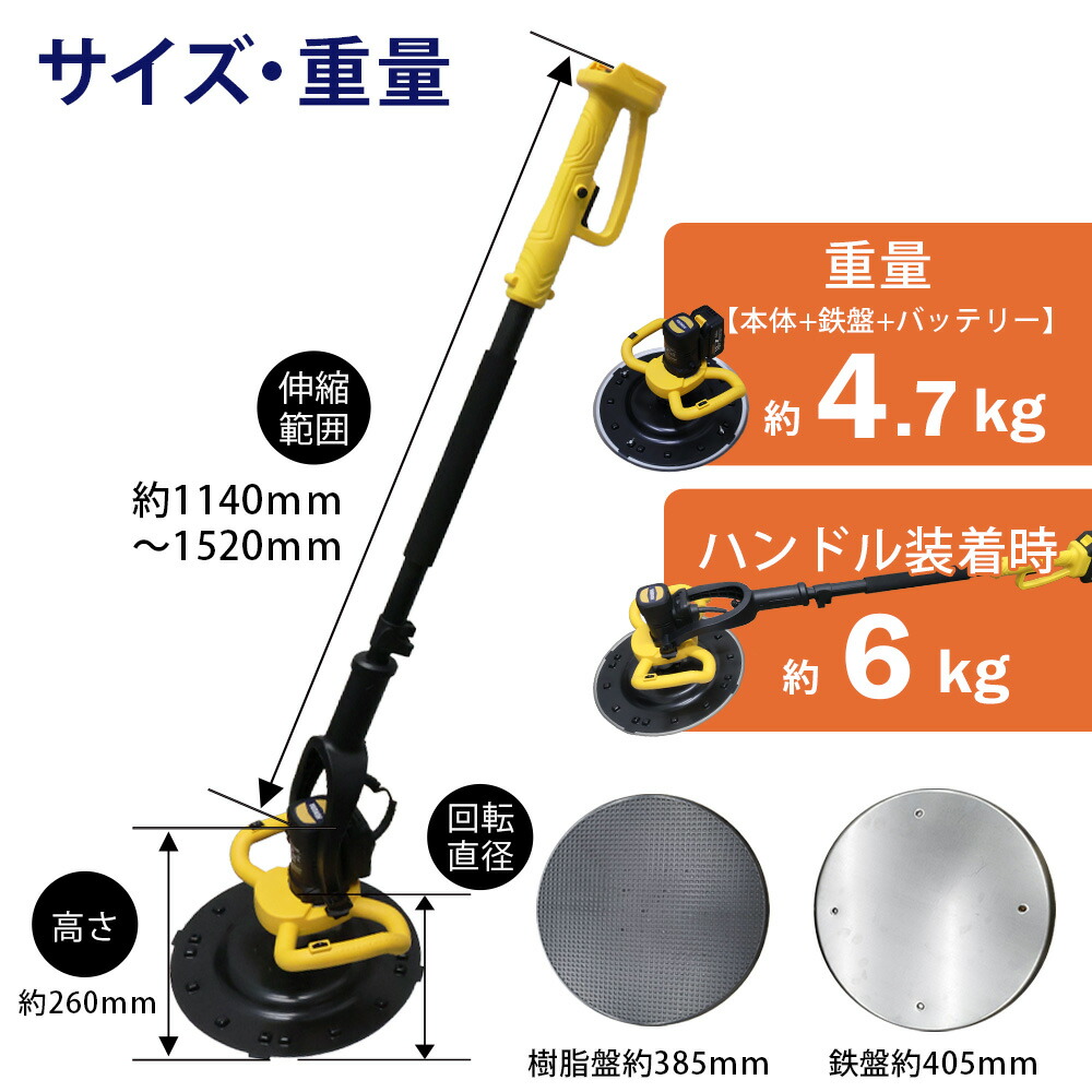 楽天市場】＼国内発送／最新 改良型 HOMURA 電動式トロウェル2プラス