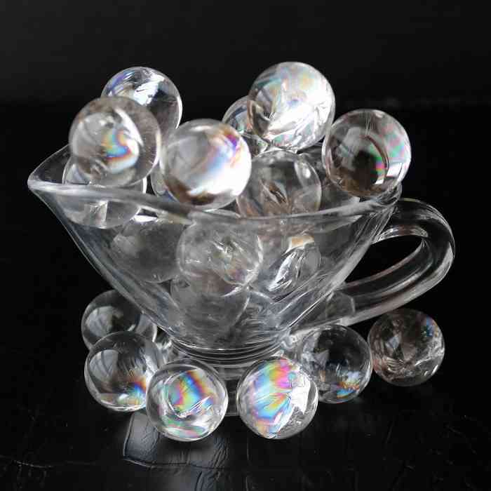 楽天市場】アイリスクォーツ ミニ スフィア 虹 水晶 18mmから20mm 1個