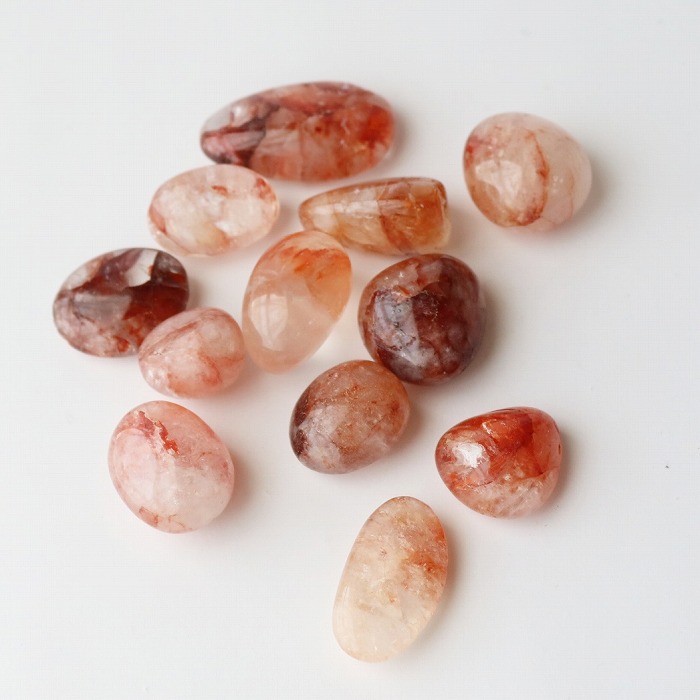 楽天市場】リモナイト イン クォーツ オーロラクォーツ タンブル XS～L