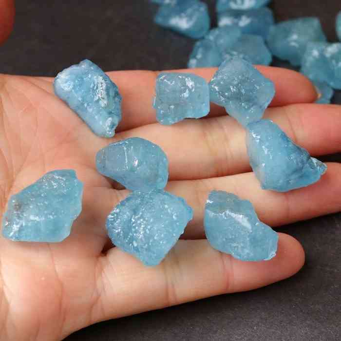 楽天市場】アクアマリン 原石 1個 天然石 パワーストーン インテリア