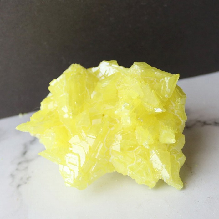 楽天市場】サルファー 天然石 クラスター 原石 お任せ1点 鉱物 黄色