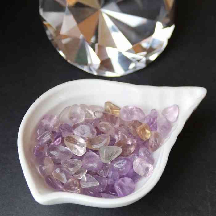 楽天市場】さざれ石 アメトリン 小粒から中粒 50グラム オルゴナイト