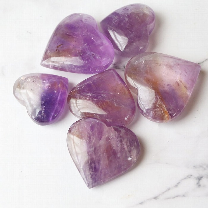 楽天市場】アメトリン ハート アメジスト シトリン バイカラー 1個