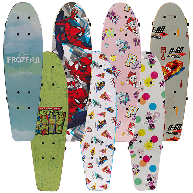 楽天市場】スケートボード コンプリート スケボー 21inch ディズニー