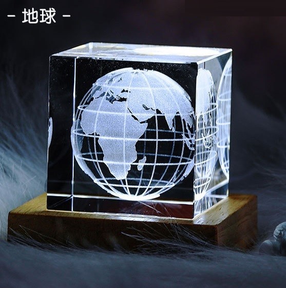 楽天市場】オシャレな置き物 クリスタルライト 4cm オブジェ 室内 雑貨