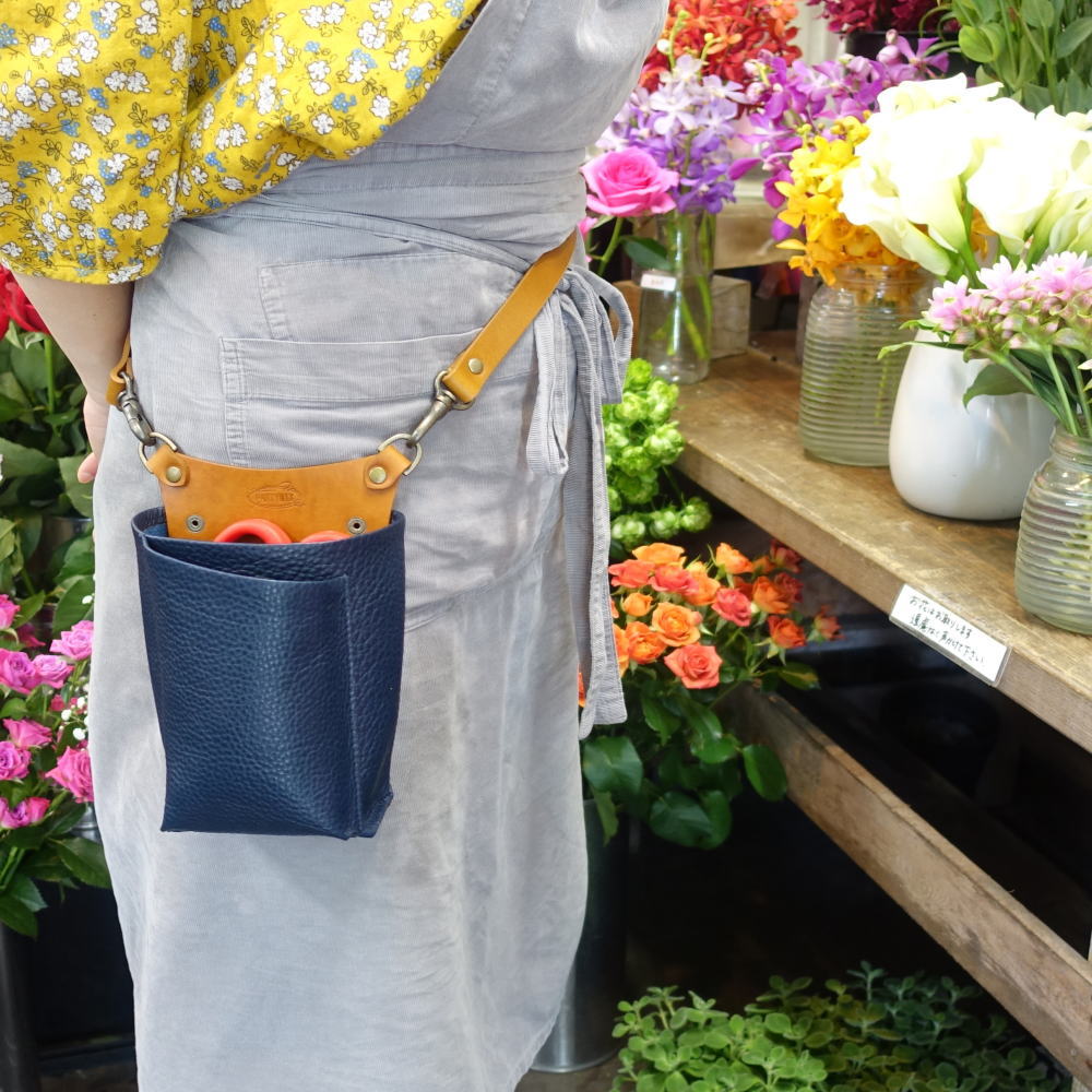 楽天市場】シザーケース花屋 フローリスト ケース FLOWER1 ベルト付き