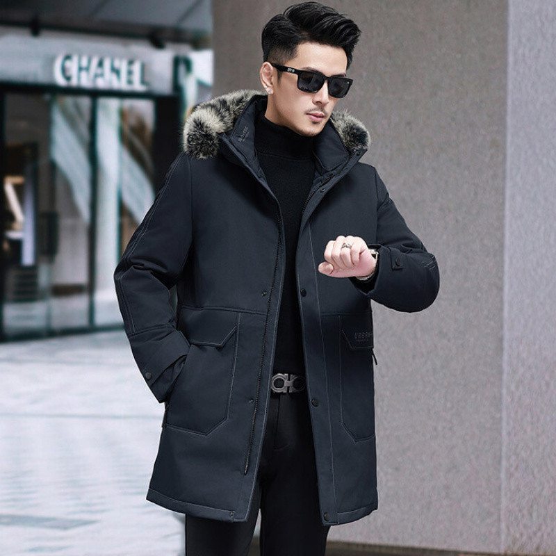 楽天市場】ダウンコート ミドルロング丈 紳士 ビジネス ダウン