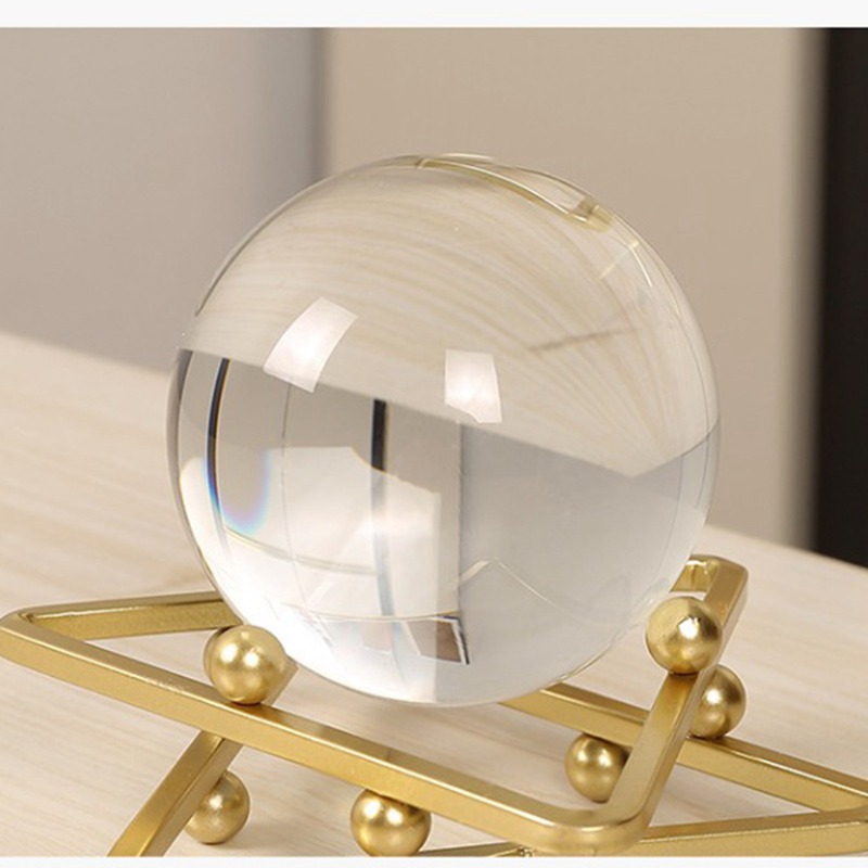 楽天市場】台座付き クリスタル 水晶玉 風水 天然石 玄関置物 開運