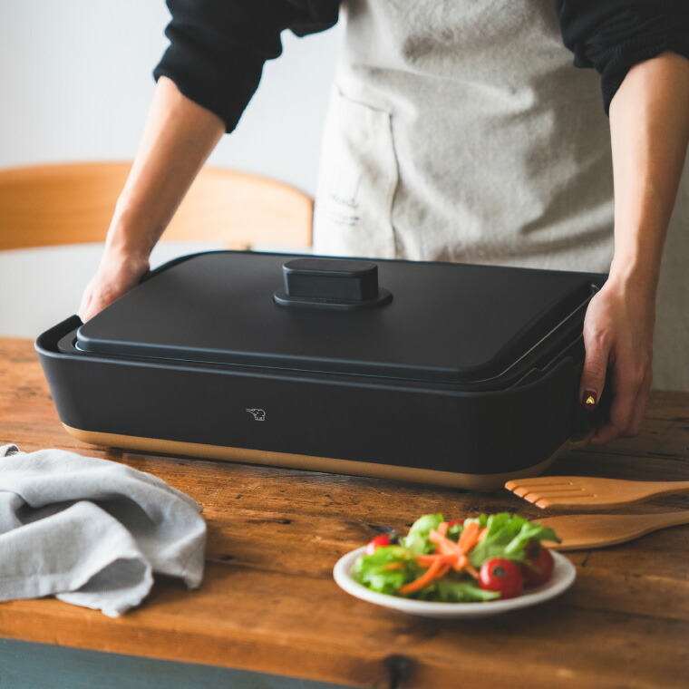 楽天市場】象印 スタン STAN. ホットプレート EA-FA10-BA / 深型