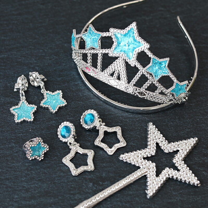 楽天市場】プリンセス セット 子供 変身 コスプレ ティアラ イヤリング