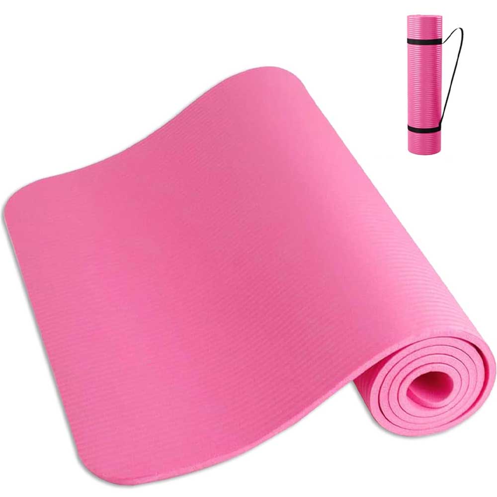 楽天市場】ヨガマット183x61x1cm 人気 折りたたみ 抗菌仕様 滑らない