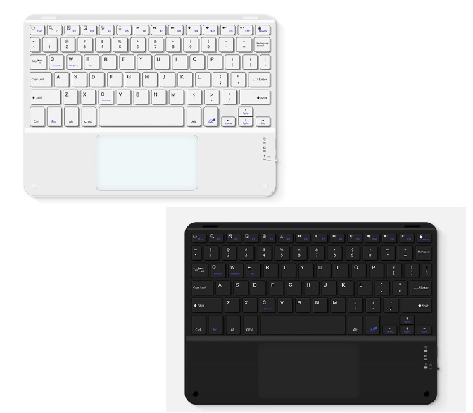 楽天市場】スマホ 無線 Bluetooth キーボード タッチパッド付 持ち運び