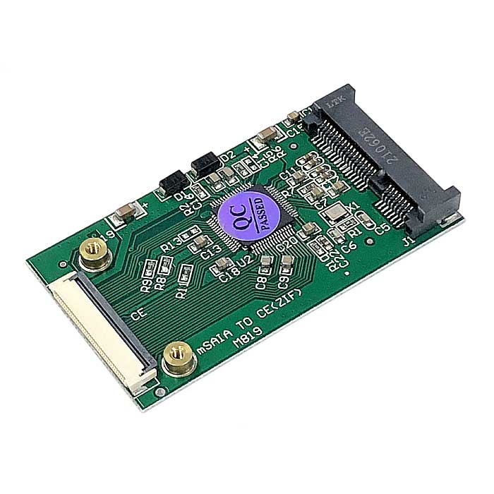 楽天市場】mSATA SSD to 1.8 SSD ZIF/CE 変換アダプタ : パソコンの神様