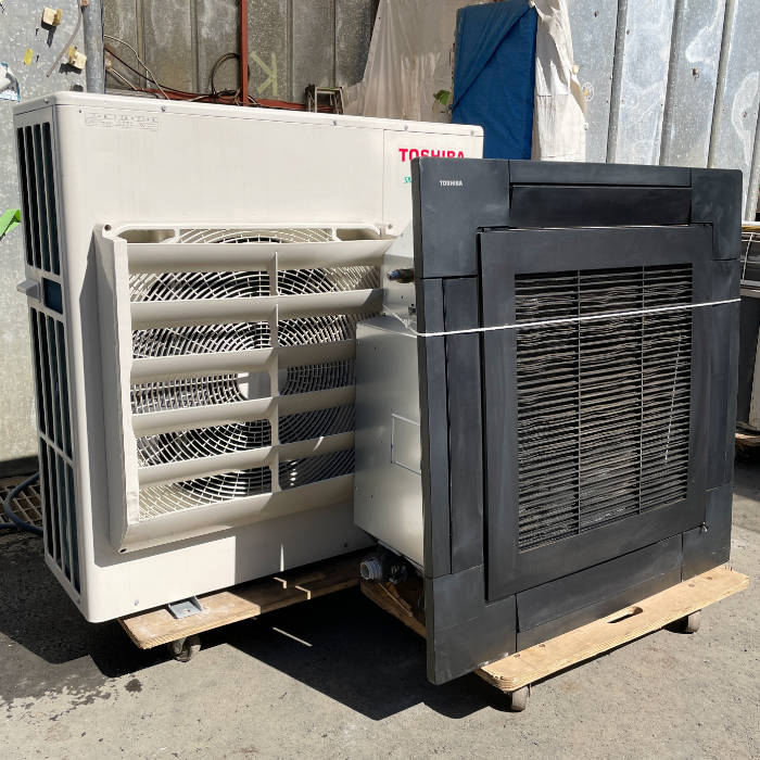 楽天市場】【中古】天カセエアコン 業務用 5馬力 東芝 ROA-RP1401H AIU