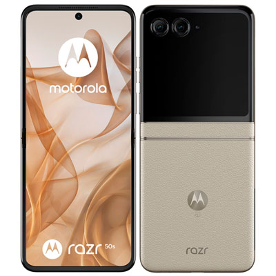 楽天市場】motorola razr 50s A403MO サンドクリーム【SoftBank版SIM