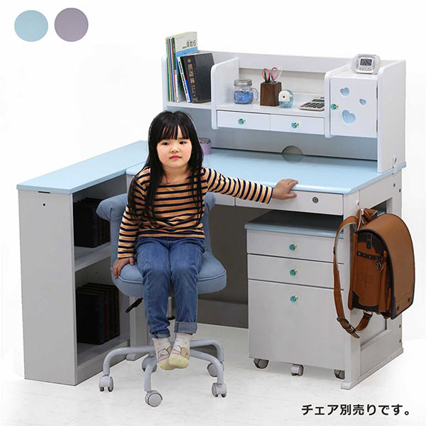 楽天市場】学習机 学習デスク 勉強机 4点セット ワゴン付き 幅95cm