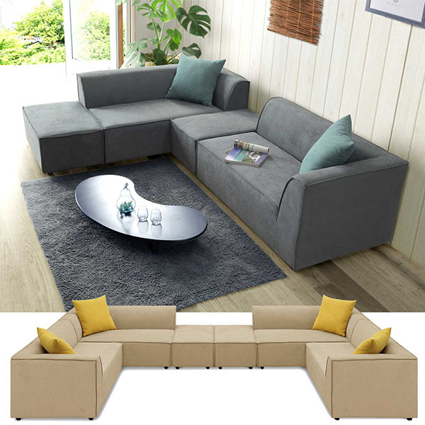 楽天市場】ソファー 6点セット コーナーソファー カウチソファー