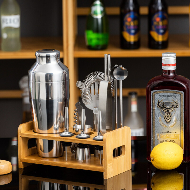 楽天市場】カクテル シェイカー 13点セット ステンレス鋼 バーテンダー