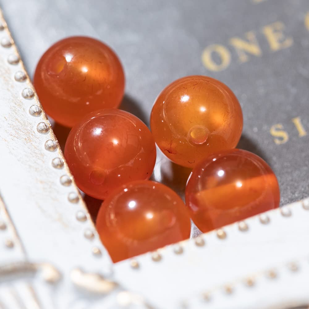 楽天市場】【国内検品済み】天然石 カーネリアン 赤瑪瑙 8mm 5粒 S-038