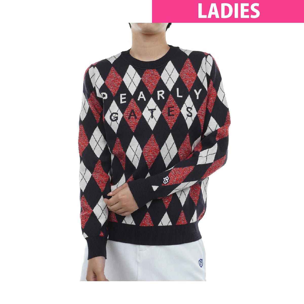 楽天市場】パーリーゲイツ PEARLY GATES 3色Wジャカード+地柄 ロゴ