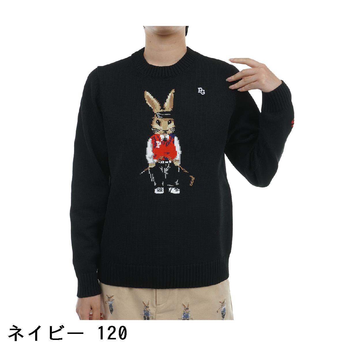 楽天市場】パーリーゲイツ PEARLY GATES GOLFラビット柄 インターシャ