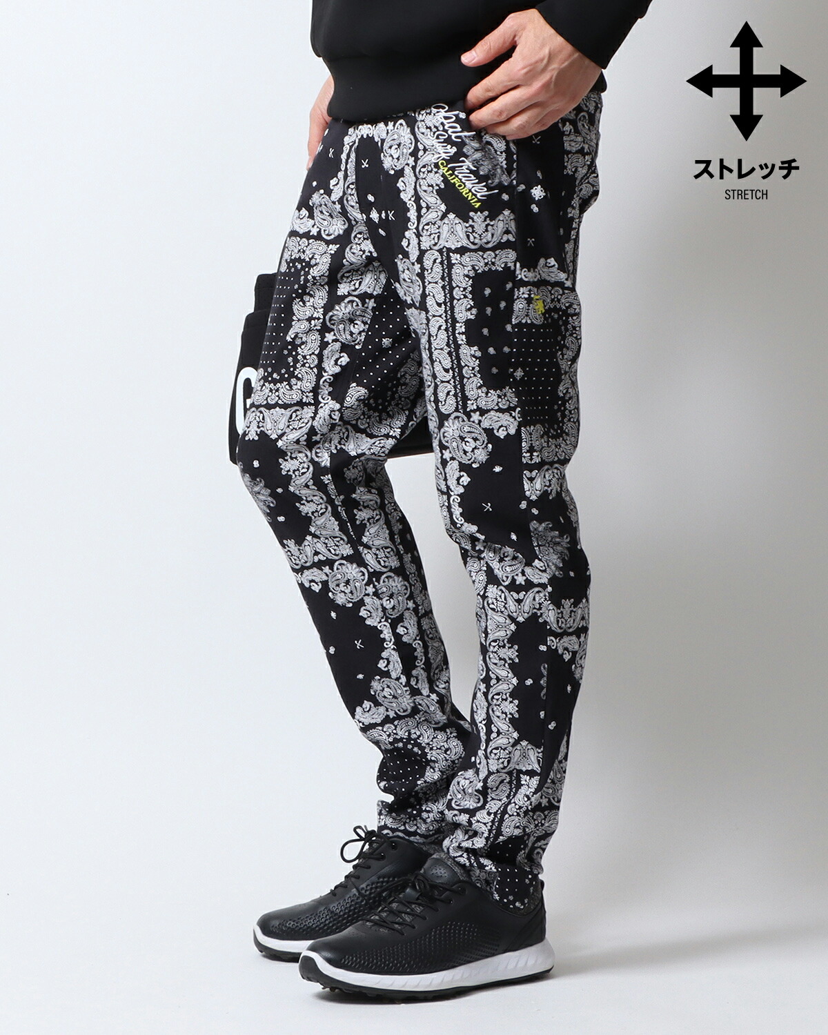 楽天市場】GOTCHA GOLF ペイズリー ガムストレッチ パンツ : ピート