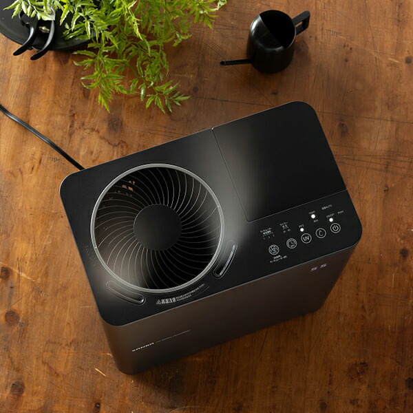 楽天市場】サンカ SANKA 加湿器 UVパワースチーム ブラック W除菌