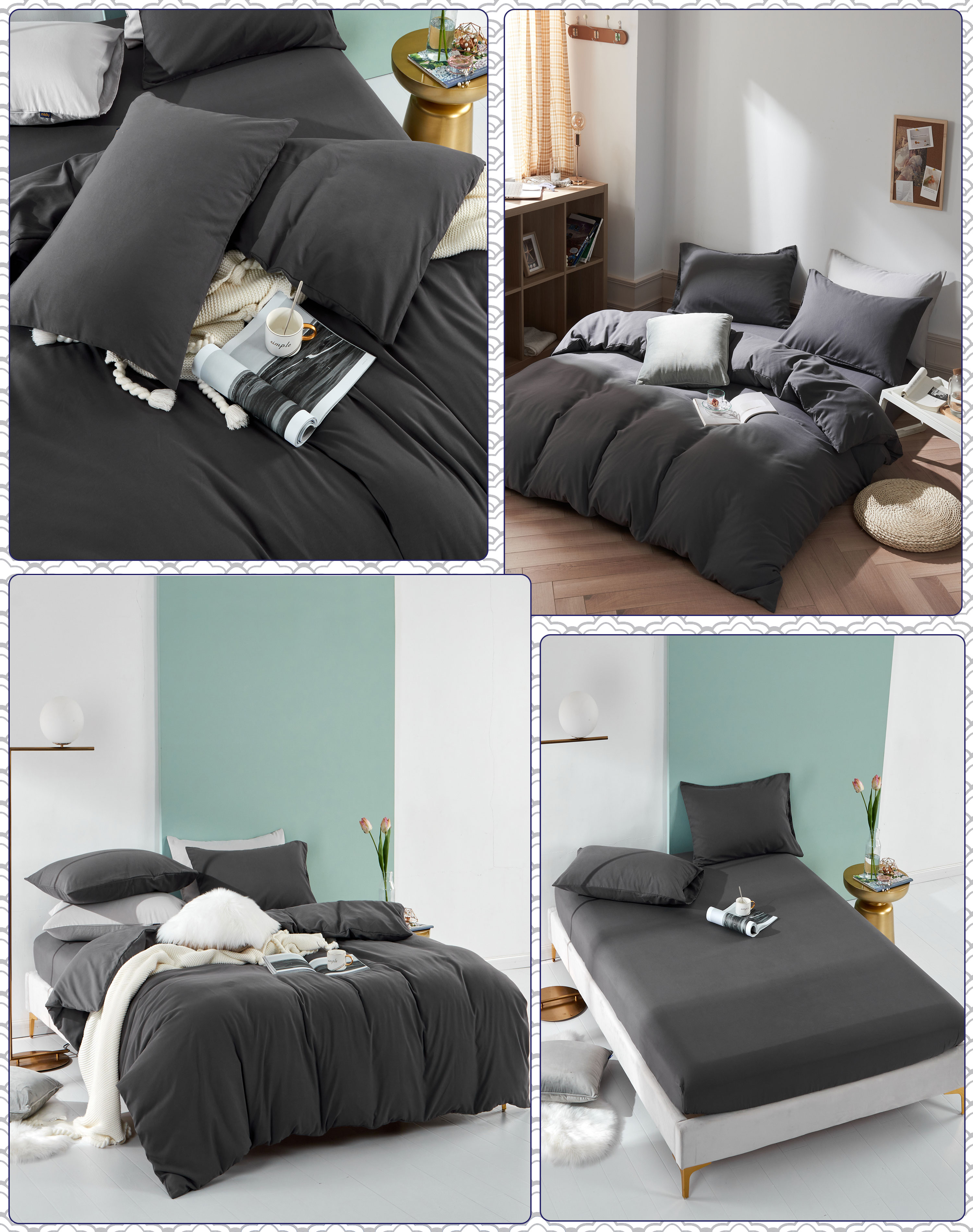 楽天市場】MILDLY 【単品 / 4点セット】 布団カバーセット 4点セット