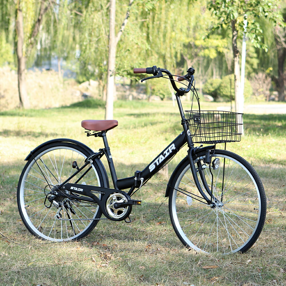 楽天市場】【800円OFFクーポン】折りたたみ自転車 シティサイクル