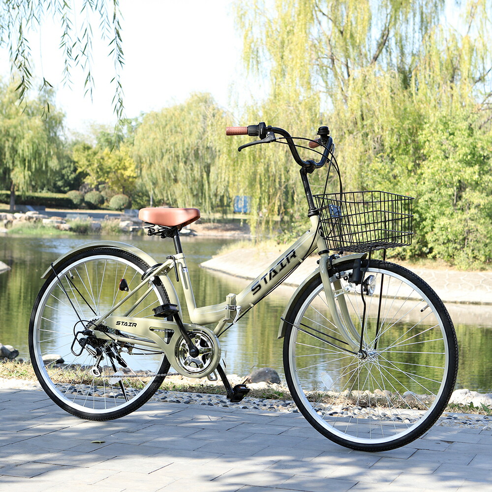 楽天市場】【800円OFFクーポン】折りたたみ自転車 シティサイクル