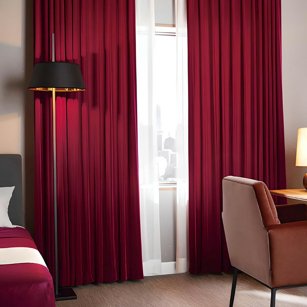 楽天市場】ベルベット カーテン 吸音 暗幕 舞台用 遮光 2級遮光 3級