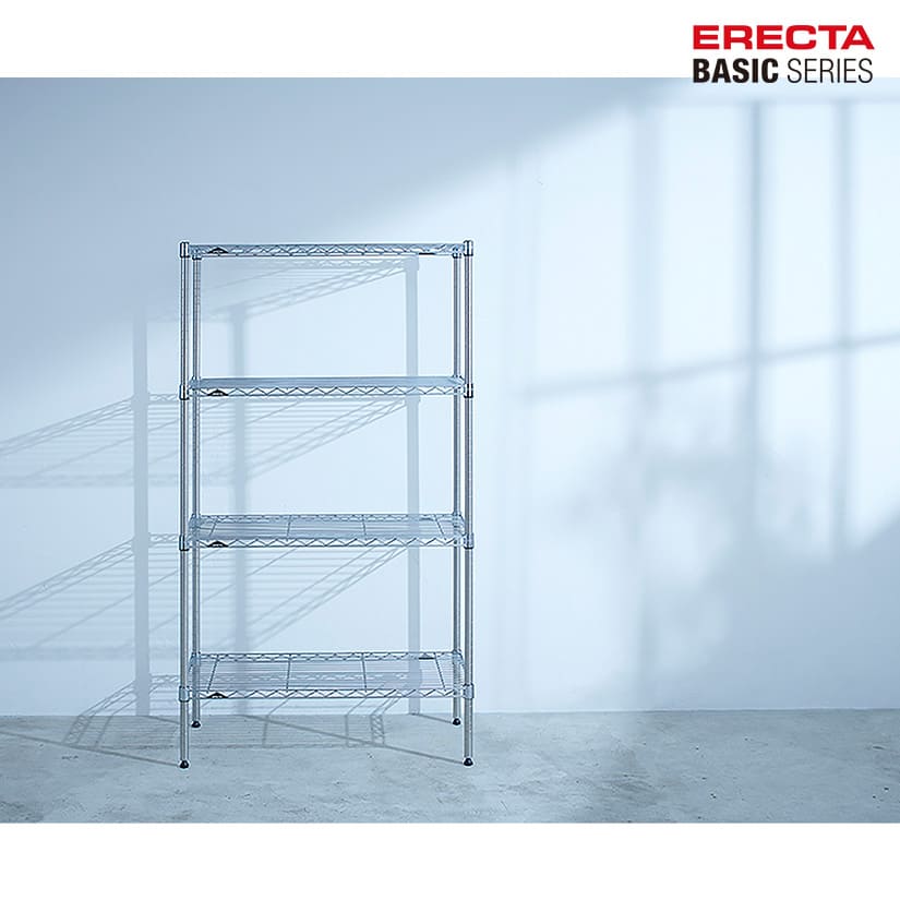 楽天市場】スチールラック エレクター ベーシック ERECTA ラック