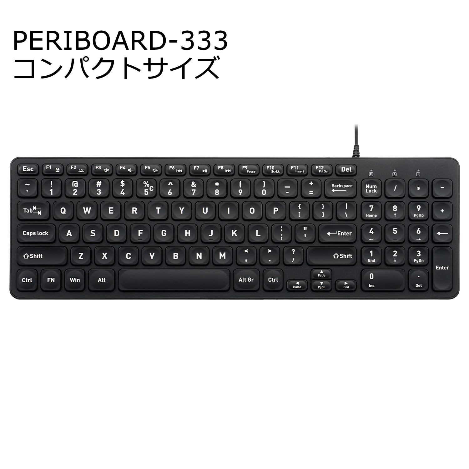 楽天市場】ペリックス バックライトキーボード 有線 コンパクト 薄型