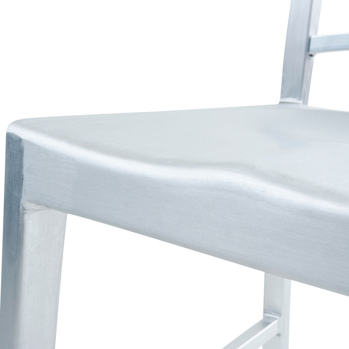 楽天市場】NAVY CHAIR ネイビーチェア アルミニウムシルバー エメコ社