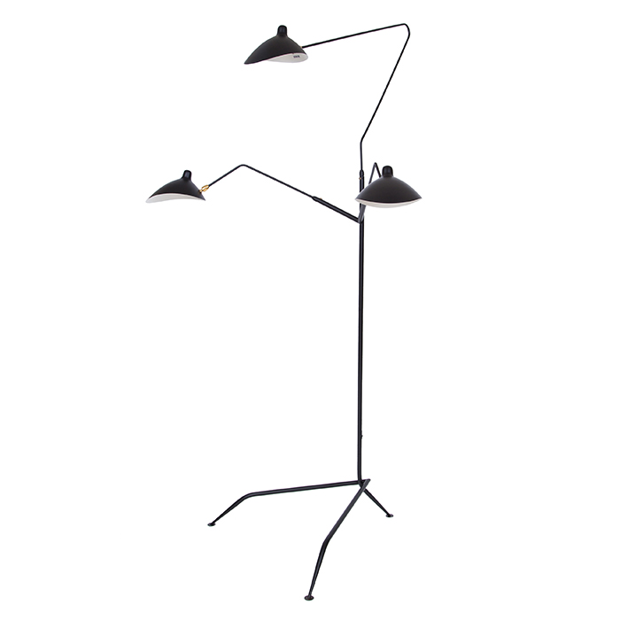 楽天市場】Serge Mouille セルジュ・ムーユ フロアライト 3アーム