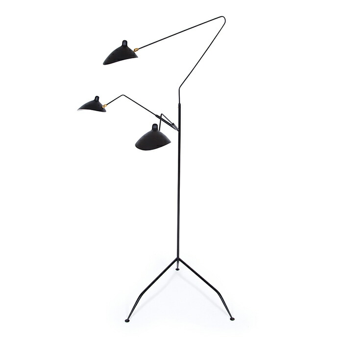 楽天市場】Serge Mouille セルジュ・ムーユ フロアライト 3アーム