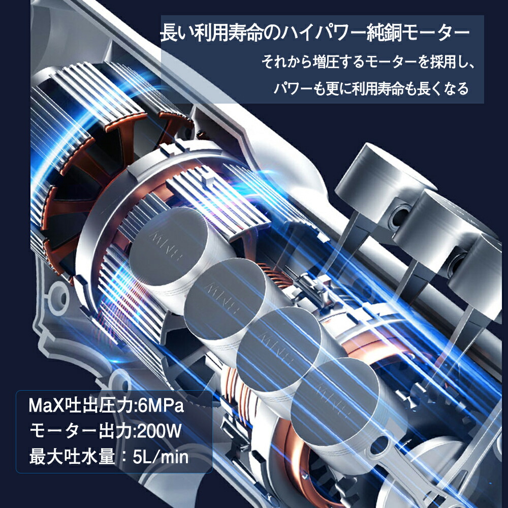 楽天市場】【楽天スーパーSALE 半額！】高圧洗浄機 コードレス 充電式