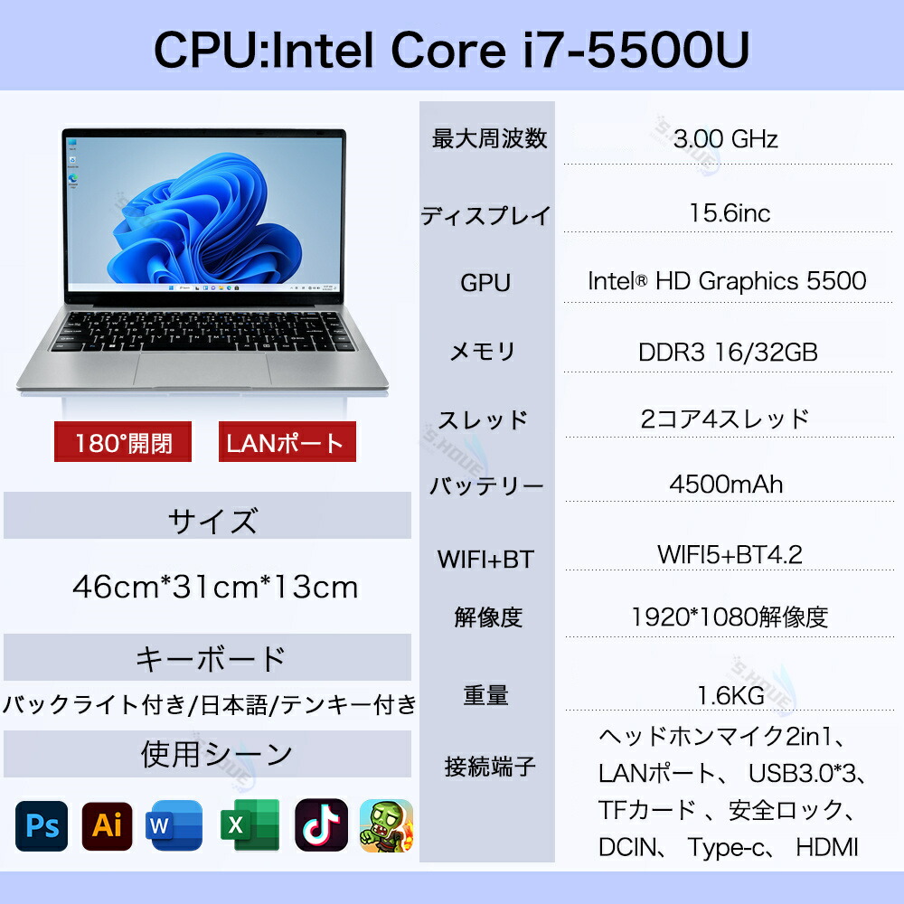 楽天市場】【楽天スーパーSALE 半額！】【2026新品】ノートパソコン