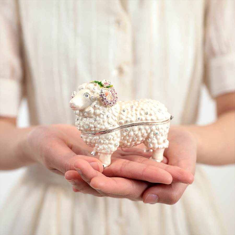 楽天市場】【正規品】 小桜羊 未 ひつじ 未 干支 ジュエリーボックス