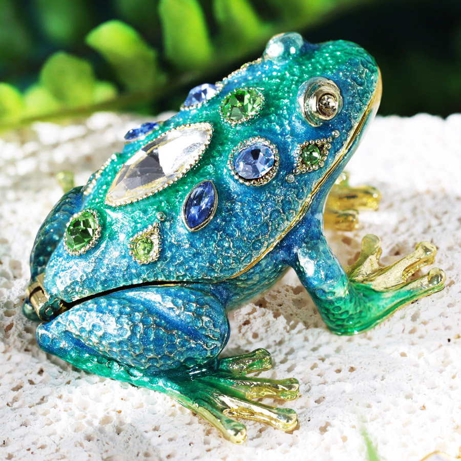 楽天市場】【正規品】ジュエルフロッグ トカゲ 縁起物 クリスタル