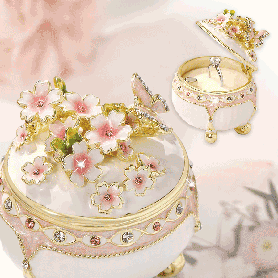 楽天市場】【正規品】 弥生 桜 クリスタルジュエリーボックス 東京銀座