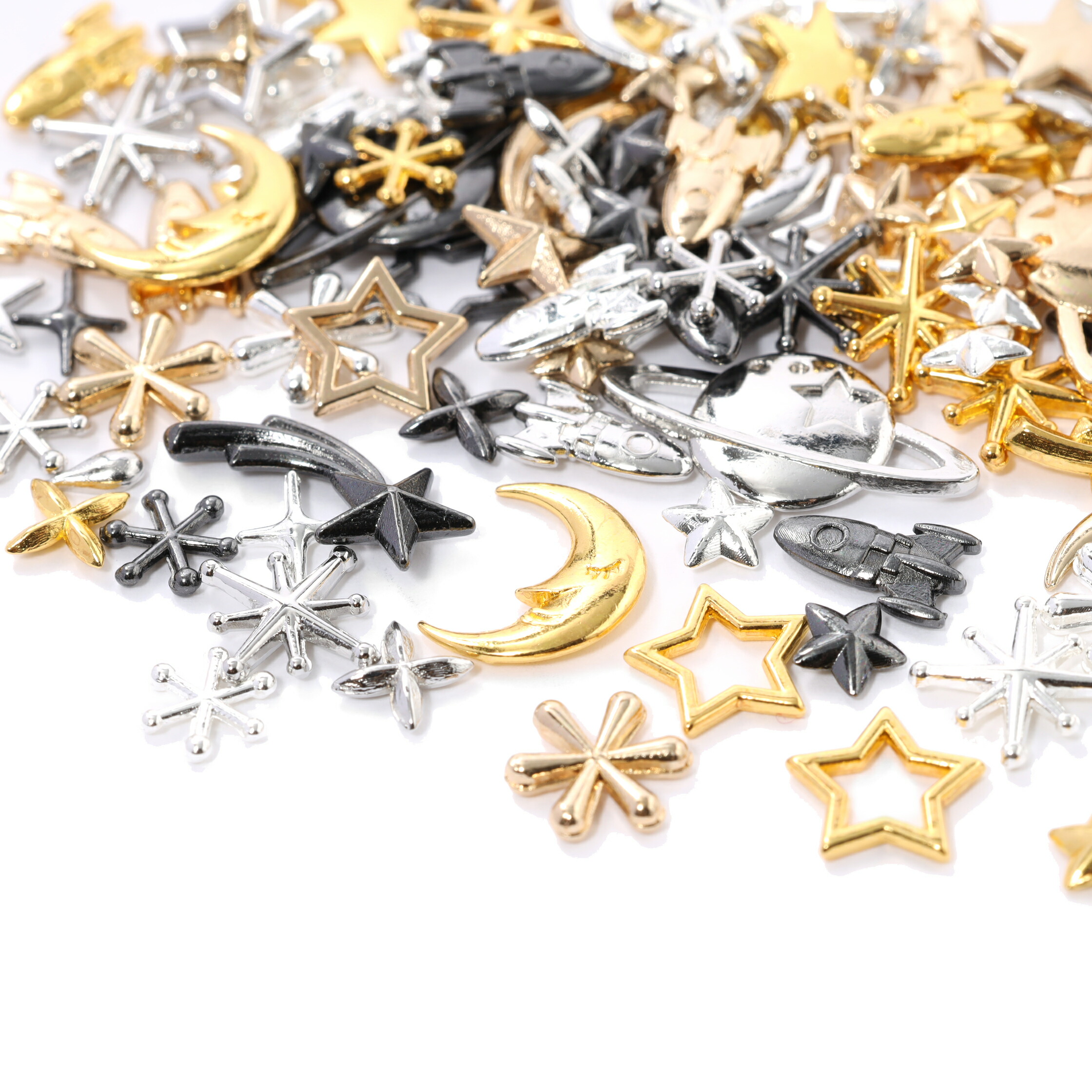 楽天市場】【毎日発送】 宇宙モチーフのバラエティチャームセット 約