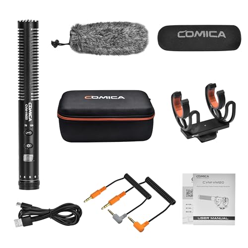 楽天市場】【送料無料】comica VM20 ショットガンマイク 外付けマイク